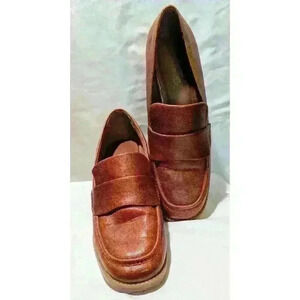 BareTraps Accord Penny Loafers Brown Women's 7M Comfort Slip Ons